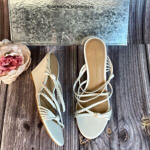 Sigerson Morrison Maddie White Sandals 37M
